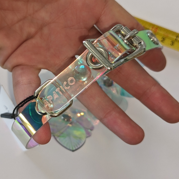 NWT IRIDESCENT FLOWER CHOKER - Picture 8 of 14